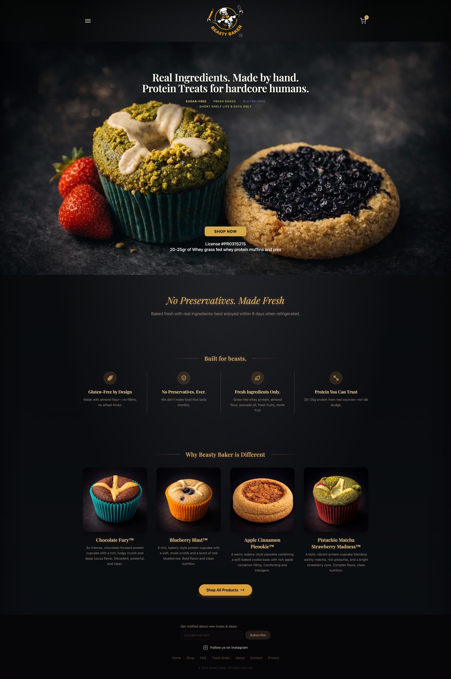BeastyBaker — homepage